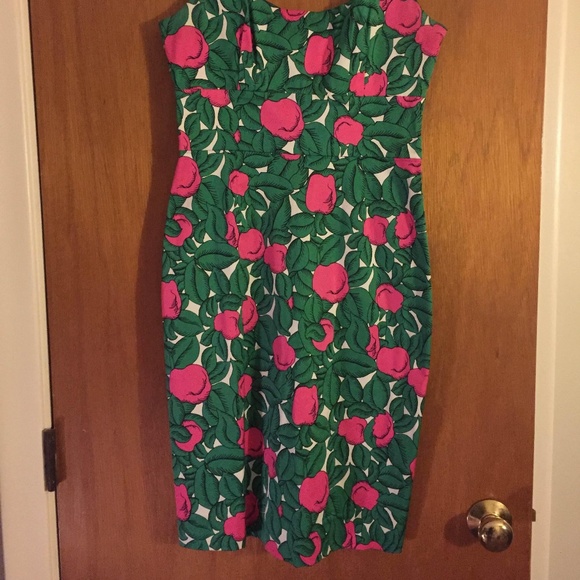 Diane von Furstenberg apple print dress - Picture 4 of 5